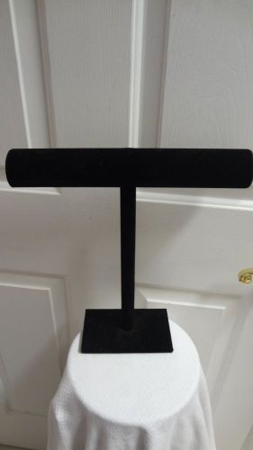 Jewelry Bracelet Stand Black Velvet 13&#034; Long  2&#034; Wide 6 X 3 3/4&#034; Base