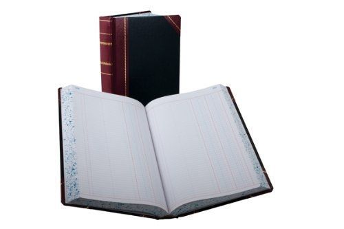 Boorum &amp; pease 9-500-j record/account book, black/red cover, journal rule, for sale