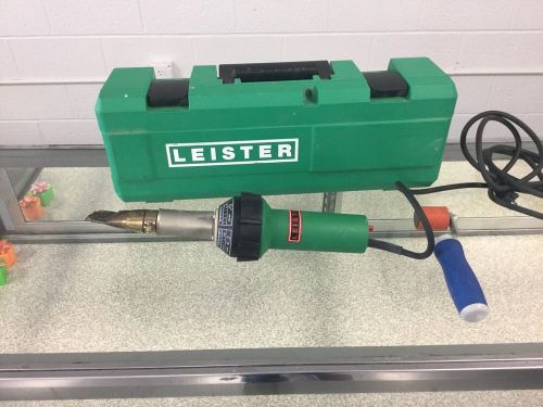 Leister Triac S Heat Gun CH-6060 Welder Hot Air Blower great condition in box