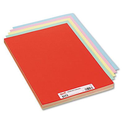 Assorted colors tagboard, 18 x 12, blue/canary/green/orange/pink, 100/pack for sale
