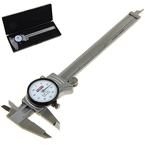 Anytime Tools Premium Dial Caliper 0-6&#034;/0.001&#034; Precision Double Shock Proof