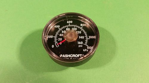 Ashcroft air tank compressor pressure gauge 2&#034; inch Dial 160 PSI 11 bar 9010-03