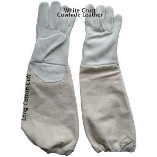 Children&#039;s Small Beekeeping Gloves Kids Beekeepers Gloves White Genuine Leather