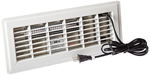 Tjernlund RB12W Register Booster, 12&#034;, White Grill