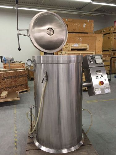 PHARMA WORKS MILANO VERTICAL AUTOCLAVE STAINLESS STEEL 420 LITRE CAPACITY  ITALY
