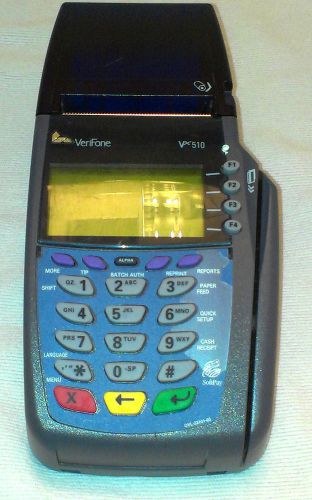 Verifone Vx510 Phone Credit Card POS Point of Sale Machine Terminal AS IS