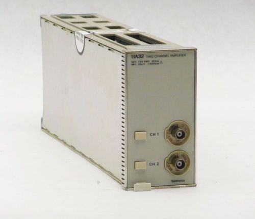 Tektronix 11a32 two channel 50ohm amplifier 400mhz plug-in module card for sale