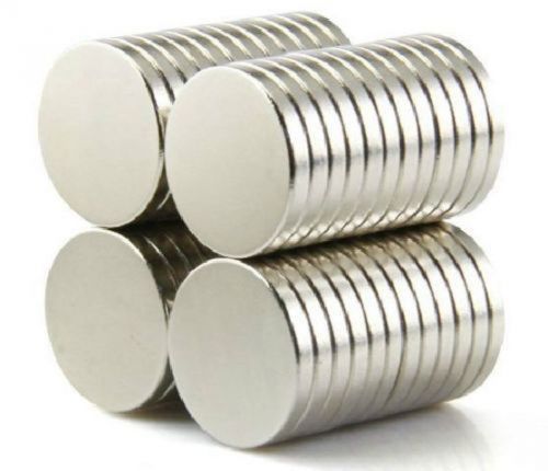 50pcs Super Strong Disk Disc Round Magnets 15mm x 1.5mm Rare Earth Neodymium N50