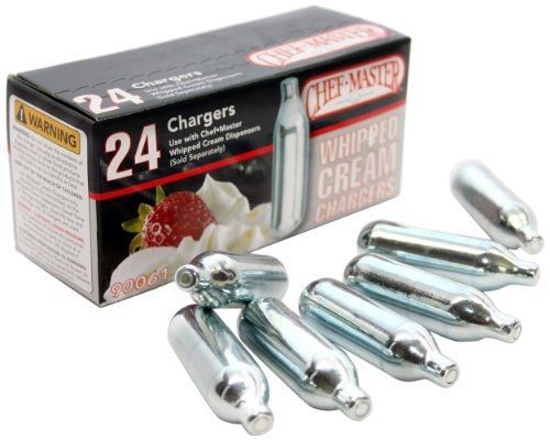 Chef-Master Chef Master Whipped Cream Chargers, 24-Pack