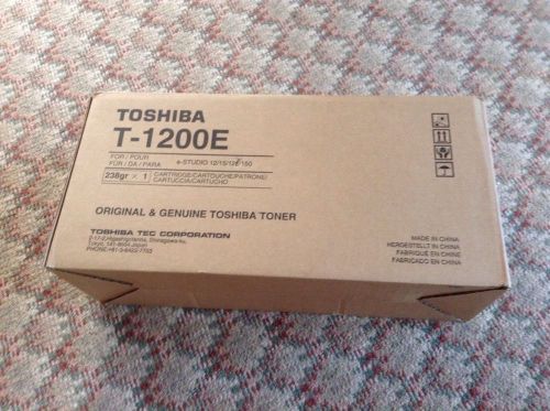Genuine OEM Toshiba T-1200E Toner Cartridge E-Studio 12 15  120 150 Free Ship