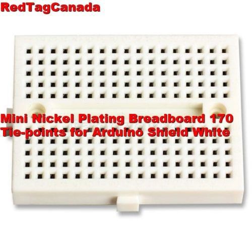 Mini Nickel Plating Breadboard 170 Tie-points for Arduino Shield White #Cu3 - CA