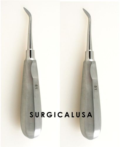 2pcs Universal Elevators #51 Right, Lightweight NEW Dental Instruments