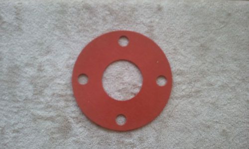 3 ~ NEW  2-1/2” Red Rubber Full Faced Gasket 1/8” thick 150#
