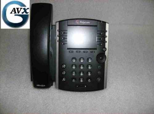Polycom vvx 410 +90d wrnty, handset, stand, setup guide, cables: 2200-46162-025 for sale