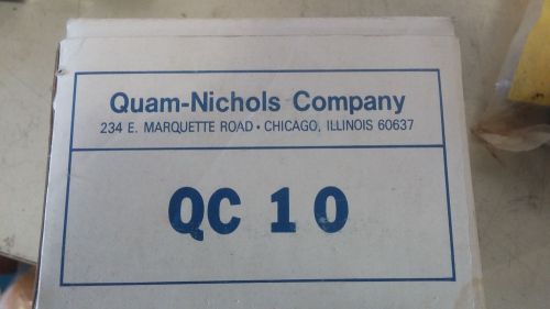 QUAM-NICHOLS COMPANY QC-10 ATTENNUATOR WALL PLATE VOLUME CONTROL PA NEW #B9