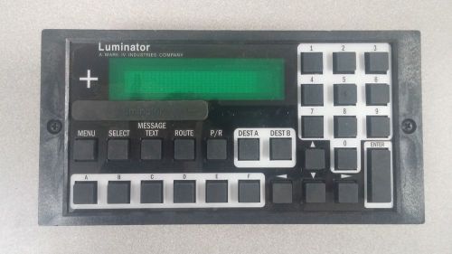 Mark IV Luminator ODK Transit Bus Sign Keypad Operator Display and Keyboard