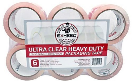 World&#039;s finest packing tape - 2.6mil heavy duty packaging tape - ultra clear x for sale