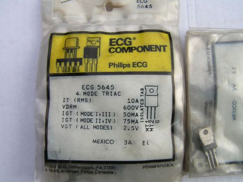 Philips ECG 5645, 4 Mode Triac NEW!!! Free Shipping