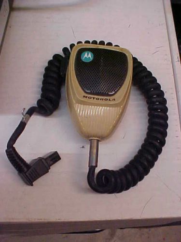 Motorola mobile radio full size palm mic micor mitrec syntor good cords loc#a354