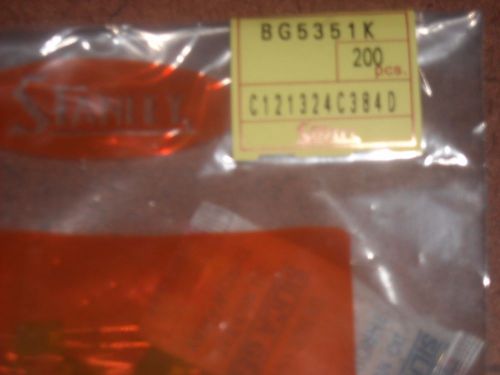 BG5351K  STANLEY Green 2 x 5 mm 139/134° Rectangular LED Lamp  10 PCS