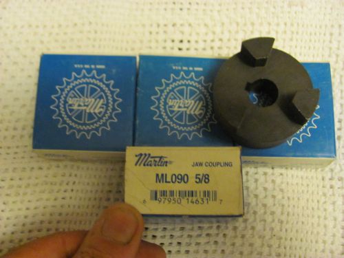 Lot of four ( 4 ) martin ml090  5/8 &#034; 3 jaw drive coupling. motor coupler nos. for sale