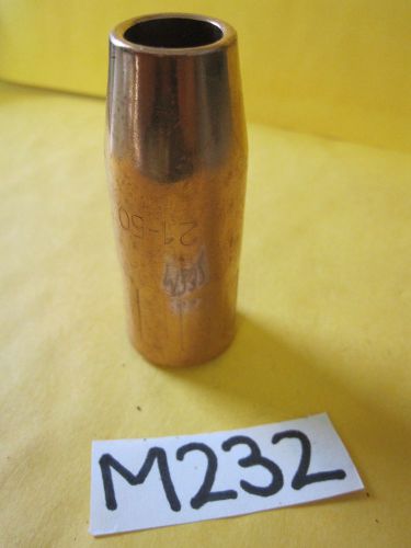 One (1) Welding Torch Tip 21-50 Nozzle