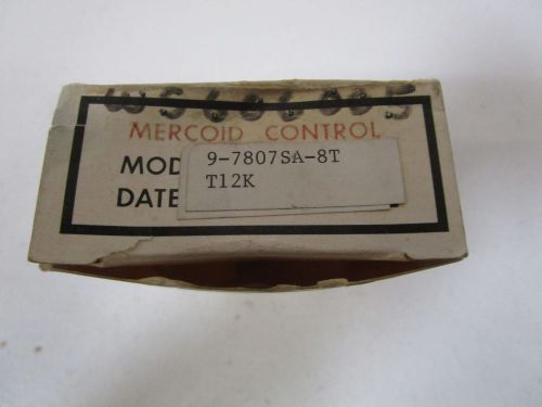 MERCOID CONTROL SWITCH 9-7807SA-8T *NEW IN BOX*