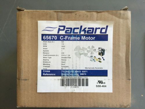 Packard 65670 C-Frame Motor 115 Volts 3000 RPM Motor Kit - New