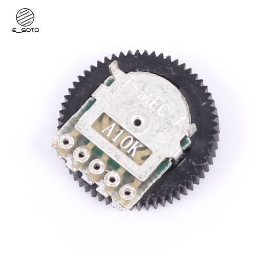 10pcs A103 10K Duplex Gear Potentiometer A10K for Radio MP3/MP4 16mm*2.8mm