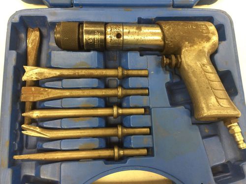 CORNWELL CCR-130 HEAVY DUTY AIR CHISEL HAMMER KIT (gun Is Snap On )