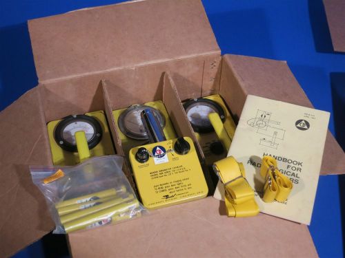 Lot of Victoreen Geiger Counter Radiation Survey Meter Meters and Accessories