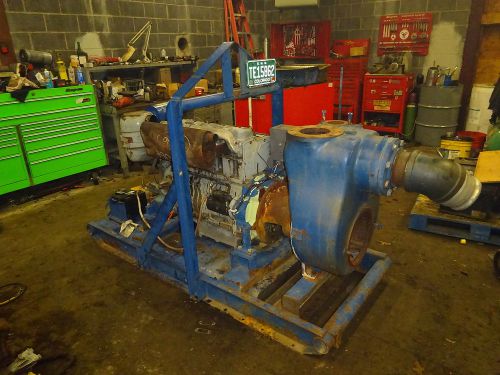 Gorman Rupp 6&#034; Trash Pump DEUTZ F5L912 DIESEL ENGINE RUNS EXC VIDEO! 912