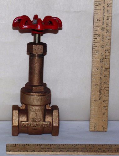 Walworth no. 55 - brass gate valve - plumbing / steampunk / water flow for sale
