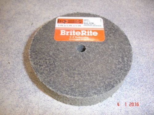 3&#034;  3/4&#034;  1/4&#034; Standard Abrasives Brite Rite Very Fine Silicon Carbide Wheel