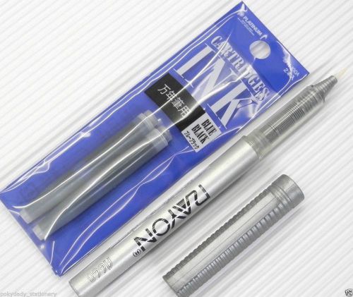 6X Platinum cartridges BLUE+ 2 RAYON cartyridge system calligraphy brush pen