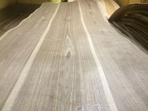 Wood  Walnut    Veneer 115 x16,17,18. total  3 pcs RAW VENEER N987...