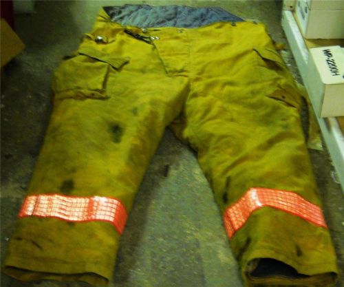 Quaker turnout pants firemans bunker kevlar pants 52/29 for sale