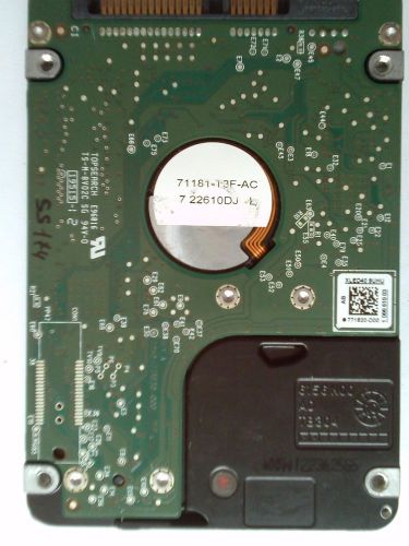 Western Digital WD3200BUCT 320GB PCB Board:2060-771820-000 REV A 2.5&#034; SATA