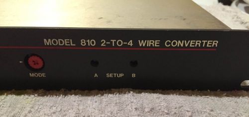 ZETRON MODEL 810 2-4 WIRE CONVERTER - Used - WORKS GREAT