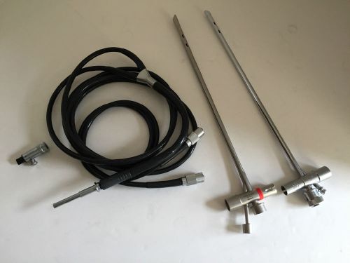 Karl storz doezel-huzly pediatric bronchoscope sheaths 10338c ,10339c &amp; cable for sale