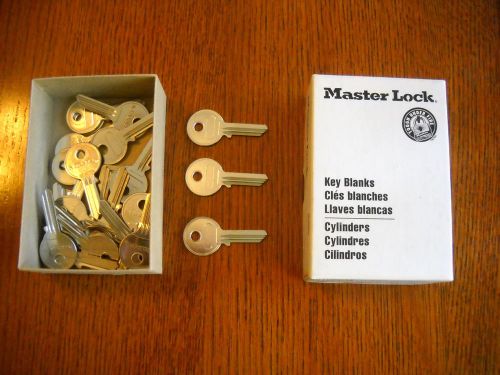 Box of 25 uncut Master lock key blanks # K8109