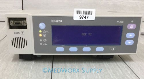 Nellcor N-395 Sp02 Pulse Oximeter Patient Monitor 9747