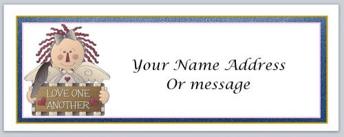 30 Personalized Return Address Labels Primitive Country Buy 3 get 1 free (c40)