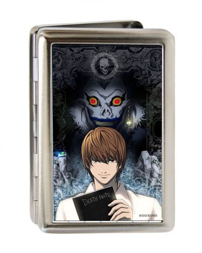 Death Note Character w/ Ryuk - Metal Multi-Use Wallet Business Card Holder