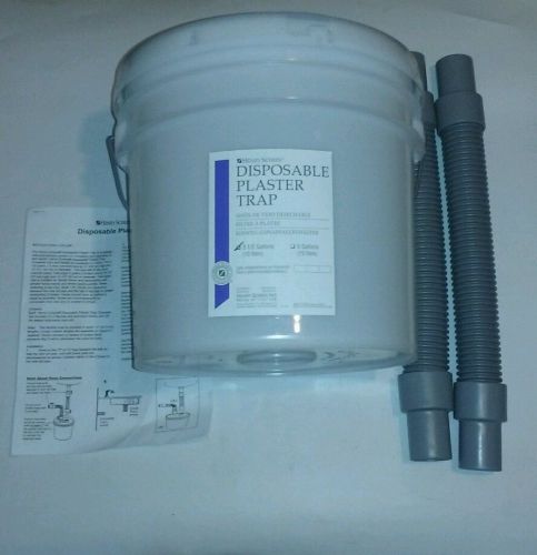 HENRY SCHEIN DISPOSABLE PLASTER TRAP, 3-1/2&#034; GALLON, 13 LITER, NEW, FREE SHIP