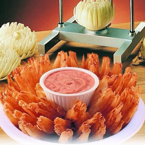 N55700 Easy Flowering Onion Cutter for Fryer Food Prep new but tested:)
