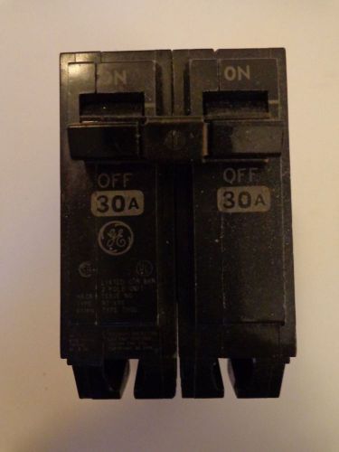 Ge  thqb2130 2-pole 30 amp circuit  breaker type thqb 120/240v snap-in for sale