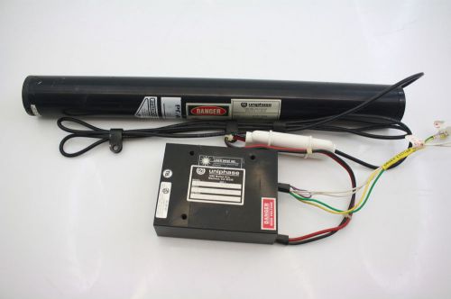 Uniphase hene laser tube light + laser drive power supply 314s-2300-6-4  tested for sale