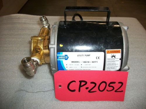 Jabsco .25 HP 1/2&#034;Inlet/1/2&#034; Outlet Centrifugal Pump (CP2052)