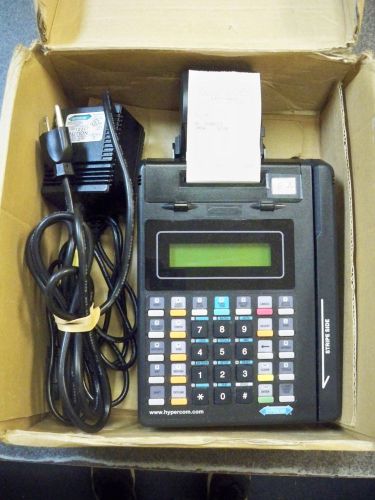 Hypercom T7P-T Credit Card ATM POS Terminal With AC Adapter in original box